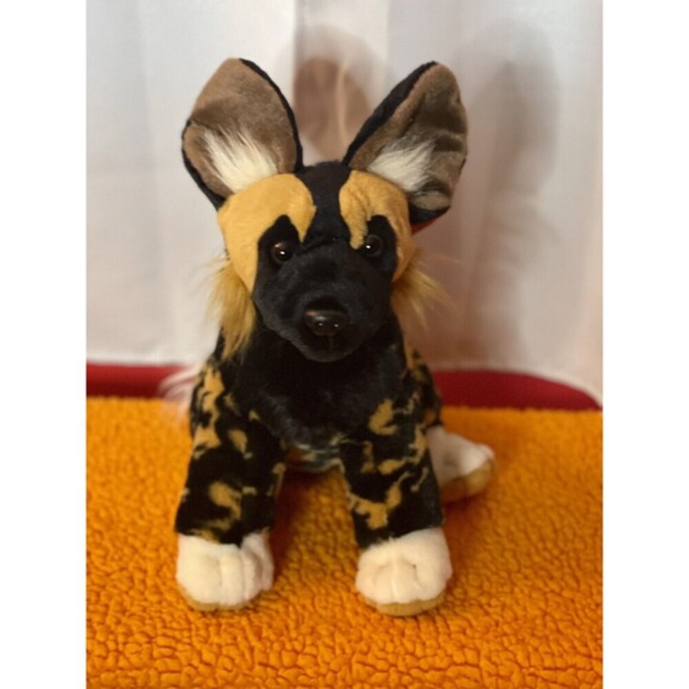 Wild Republic African Wild Dog‎ Plush Stuffed Animal Ecokins Recycled 12 Inch